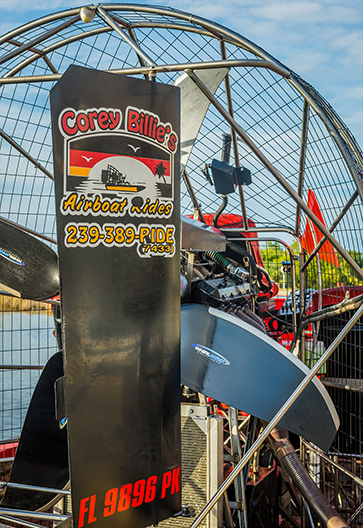 Airboat Engine | Corey Billie's Airboat Rides